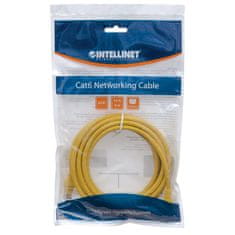 Intellinet CAT5e UTP 3m rumen mrežni priključni patch kabel