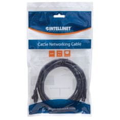 Intellinet CAT5e UTP 3m črn mrežni priključni patch kabel