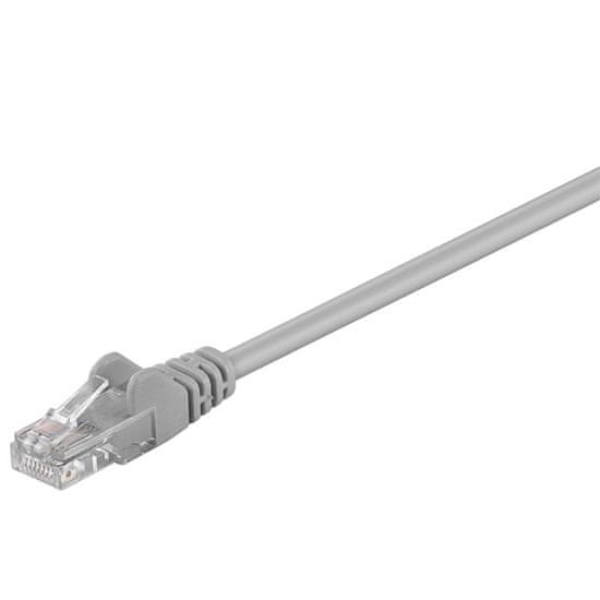 Goobay U/UTP CAT 5e LAN Patch 20m sivi povezovalni kabel