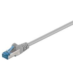 Goobay S/FTP (PiMF) CAT 6A patch 2 m sivi mrežni povezovalni kabel