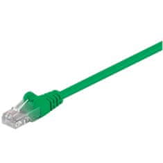 Goobay U/UTP CAT 5e LAN patch 3m zelen povezovalni kabel