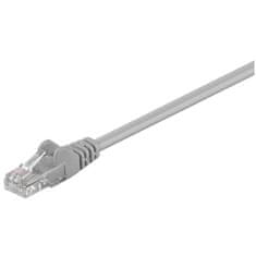 Goobay U/UTP CAT 5e LAN patch 15m sivi povezovalni kabel