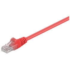 Goobay U/UTP CAT 5e LAN patch 15m rdeč povezovalni kabel