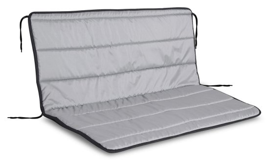 shumee Set vrtnih blazin iz pene 120x50x50 cm temno sive barve