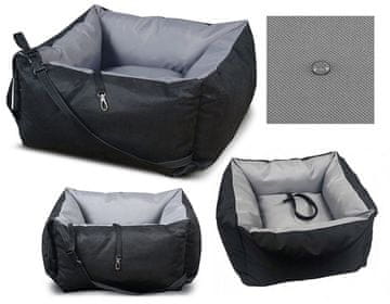 AIO FACTORY Nosilec za avto 55x55 cm vodotesen siv