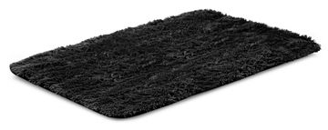 shumee PROTIZDRSNA SHAGGY PREPROGA 80x120 cm ČRNA