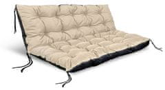 shumee Vrtna blazina 120/80 cm + 120/40 cm za paletno klop nepremočljiva bež