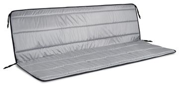 shumee Set vrtnih blazin iz pene 150x50x50 cm temno sive barve