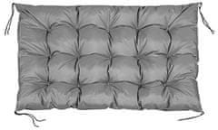 shumee Vrtna blazina 120x80 cm za paletno klop vodoodporna siva