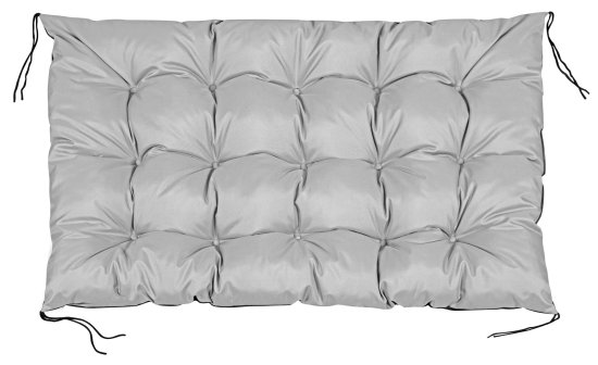 shumee Vrtna blazina 120x80 cm za paletno klop nepremočljiva svetlo siva