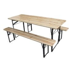 Denis Set za pivski vrt 200x80x76 cm