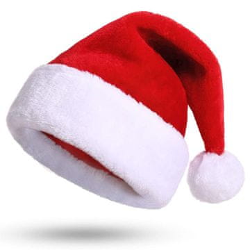 Denis Božičkova kapa, 43x28cm, z debelim plišastim robom