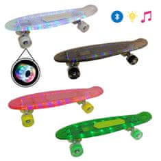 Denis Skateboard 3v1 bluetooth, glasba, LED