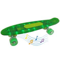 Denis Skateboard 3v1 bluetooth, glasba, LED
