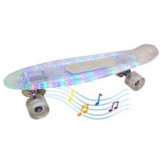 Denis Skateboard 3v1 bluetooth, glasba, LED