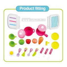 Denis Kuhinjski set v vrečki - roza