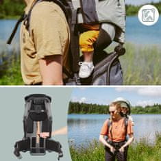 Babymoov krosna za dojenčke Moov & Hike Sage Green