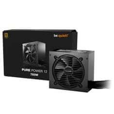 Be quiet! Pure Power 12 napajalnik, 750 W, 80 Plus Gold (BP003EU)