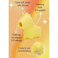 UNIHORN Vibro stimulator za ženske v obliki samoroga "Bean Blossom" (R701254)