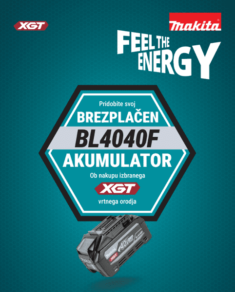 DARILO OB NAKUPU: Akumulatorska baterija BL4040F!