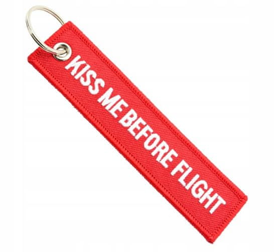 shumee KISS ME BEFORE FLIGHT Obesek za ključe Originalno darilo