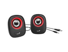 Genius SP-Q160 (31730027401) 2.0 USB črn/rdeča, zvočniki