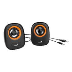 Genius SP-Q160 (31730027402) 2.0 USB črn/oranžna, zvočniki