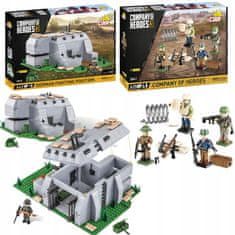 shumee Vojaški bloki Cobi 3043 Company of Heroes 3 Nemški bunker + Cobi 3041