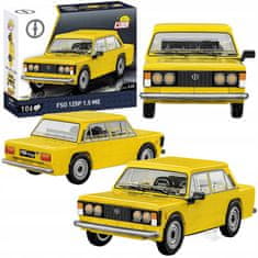 shumee COBI 24588 Blazinice FSO 125p 1.5 ME Yellow Large Fiat Passenger Car Auto
