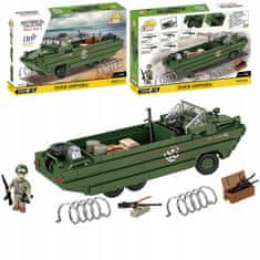 shumee Vojaški bloki Cobi DUKW Amphibia 3110 D-Day transportno vozilo USA War