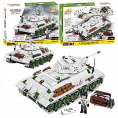 shumee Vojaški bloki COBI 2595 H T-34/76 mod. Sovjetski tank 1941/42
