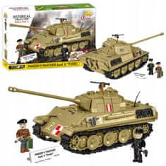 shumee Cobi Panzer V Panther Ausf Military Blocks G "Pudel" 2655 Tankovska vstaja