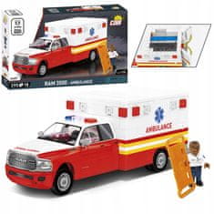 shumee COBI BLOCKS 24609 Car RAM 3500 Reševalno vozilo za nujno medicinsko pomoč