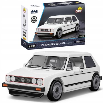 shumee COBI BLOKI 24614 Volkswagen Golf GTI BELA (1976-1983) 1:35 64 El.