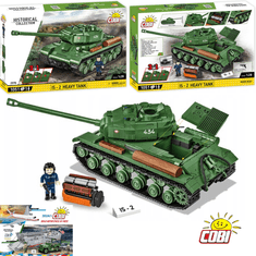 shumee COBI 2578 Poljski vojaški gradniki Velik model tanka IS-2 TEŽKI TANK 1051 kosov.