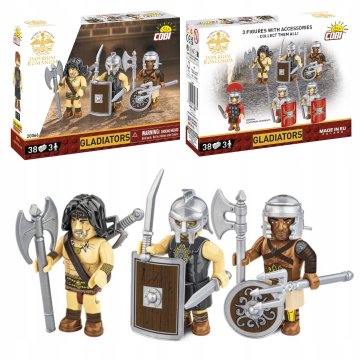 shumee COBI 20066 Gladiatorji rimskega imperija 3 figure bojevnikov