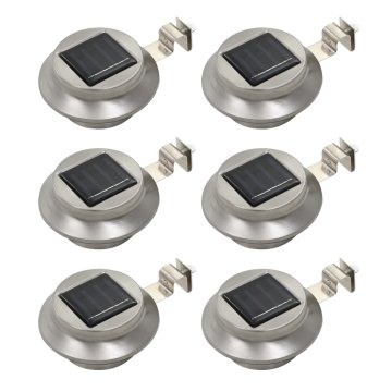 Vidaxl Zunanje solarne svetilke LED 6 kosov okrogle 12 cm bele