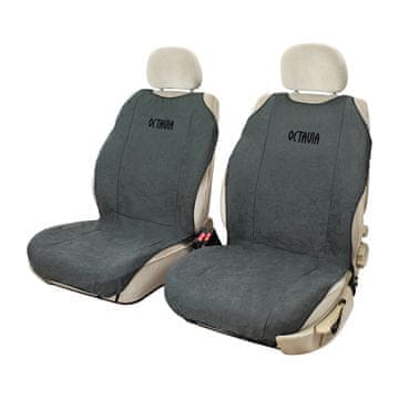 Cappa KALKATA OCTAVIA prevleka za avtomobilski sedež, siva, 2 kos