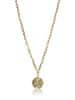 Prepoznavna pozlačena ogrlica Ariana Black Necklace MCN23021G