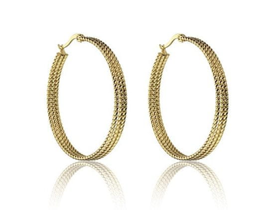 Marc Malone Statement obročasti uhani Zoe Gold Earrings MCE23015G