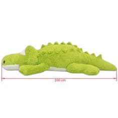 Vidaxl Plišasta igrača krokodil XXL 100 cm