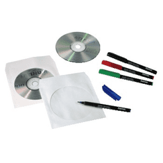 Hama papirnati ovitki za CD/DVD, barvni, pakiranje po 50 kosov (cena za paket)
