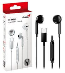 Genius Slušalke HS-M365 Black/ Black/ USB-C