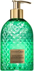 Vivian Gray Kremno milo Bergamotka in limonska trava 300 ml