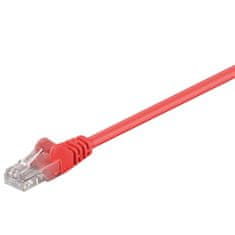 Goobay U/UTP CAT 5e patch 1,5m rdeč mrežni povezovalni kabel