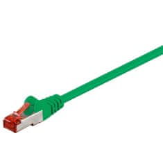 Goobay S/FTP (PiMF) CAT 6 patch 2m zelen mrežni povezovalni kabel