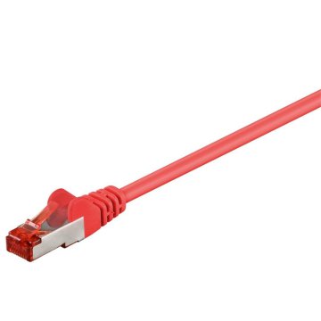Goobay S/FTP (PiMF) CAT 6 patch 2m rdeči mrežni povezovalni kabel