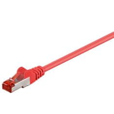 Goobay S/FTP CAT 6 patch 3m rdeč mrežni povezovalni kabel