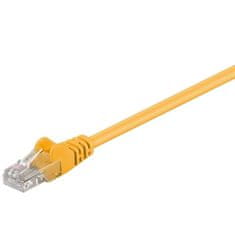 Goobay U/UTP CAT 5e patch 1 m rumen mrežni povezovalni kabel