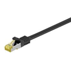 Goobay S/FTP CAT 6A / S/FTP CAT 7 patch 5m (91626) črn mrežni povezovalni kabel
